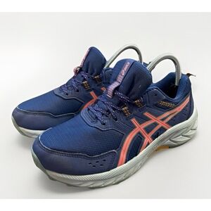 ASICS GEL-Venture 9 Women's Running‎ Shoes Indigo Blue/Papaya Size 7 Wide